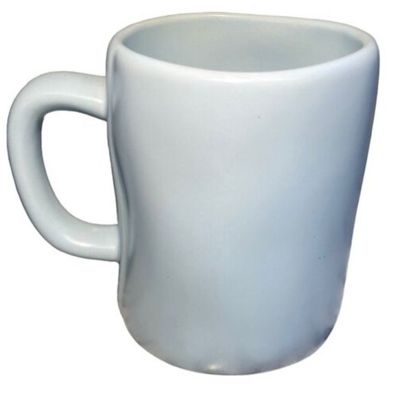 RAE DUNN Happy Easter Y'all Baby Blue Ceramic Mug Artisan Collection Magenta 213 - Picture 3 of 7